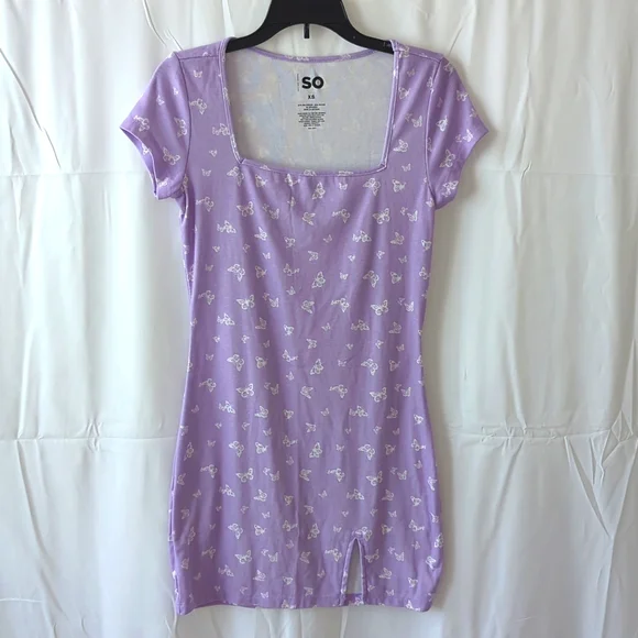 SO | Dresses | So Jersey Knit Butterfly Dress | Poshmark